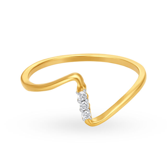 Timeless 18 Karat Gold And Diamond Finger Ring,,hi-res 3