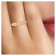 Classic 18 Karat Gold And Diamond Finger Ring 6