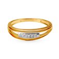 Eclectic 18 Karat Gold And Diamond Finger Ring,,hi-res 2