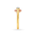 Opulent 18 Karat Gold Square Studded Ring,,hi-res 3