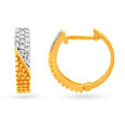 Classic Traditional Diamond Hoop Earrings,,hi-res 2