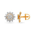 18 Karat Gold and Diamond Stud Earrings,,hi-res 2