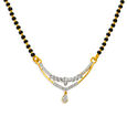 Striking Diamond Mangalsutra,,hi-res 2