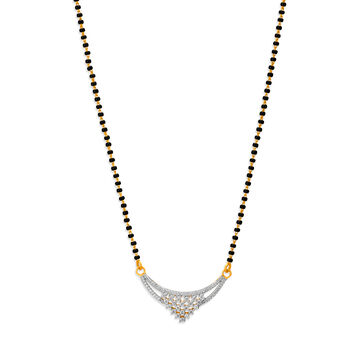 18 Karat Gold and Diamond Mangalsutra