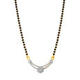 Crescent Gold & Diamond Mangalsutra,,hi-res 