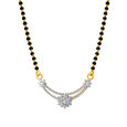 Crescent Gold & Diamond Mangalsutra,,hi-res 2