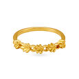 Tiny Floral Gold Ring,,hi-res 2