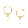 Traditional Bali Gold Hoop Earrings,,hi-res 