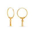 Sublime Traditional Gold Hoop Earrings 2