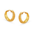 Traditional Shimmering Gold Hoop Earrings,,hi-res 2