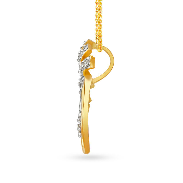 Glamorous Sparkling Diamond Pendant and Earrings Set,,hi-res 3