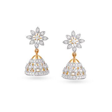 Exquisite Diamond Drop Earrings