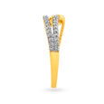 Boundless 18 Karat Gold And Diamond Interlock Ring,,hi-res 3