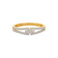 Glittering 18 Karat Yellow Gold And Diamond Finger Ring,,hi-res 
