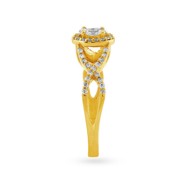 Enchanting 18 Karat Rose Gold And Diamond Cluster Ring,,hi-res 3