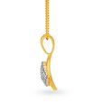 Spangled 18 Karat Yellow Gold And Diamond Rhombus Pendant 2