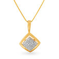 Abstract Enchanting Diamond Pendant,,hi-res 