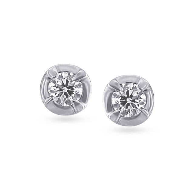 Dainty Chic Diamond Stud Earrings,,hi-res 