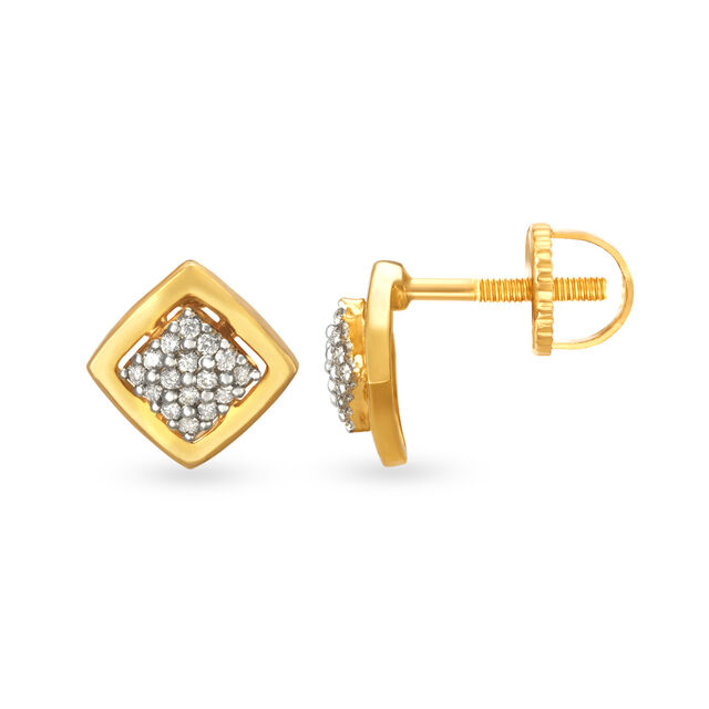 Classy Diamond Stud Earrings 2