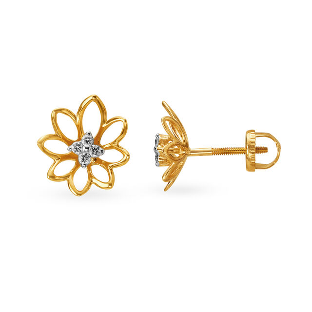 Traditional Diamond Stud Earrings 2