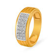 Luminious Gold & Diamond Ring,,hi-res 