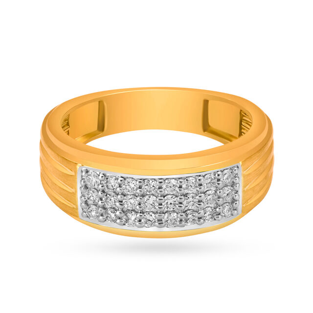 Luminious Gold & Diamond Ring,,hi-res 2