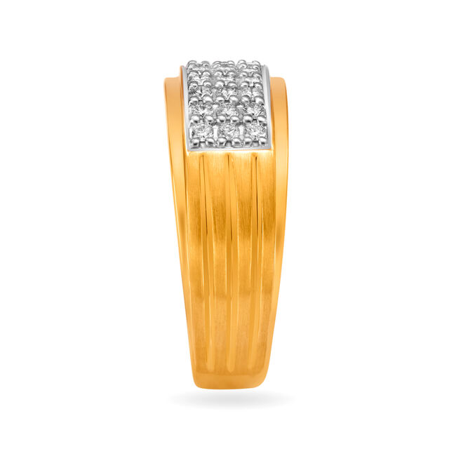 Luminious Gold & Diamond Ring,,hi-res 3