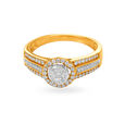 Brilliant Split-Shank Diamond Finger Ring 2