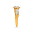 Brilliant Split-Shank Diamond Finger Ring 3
