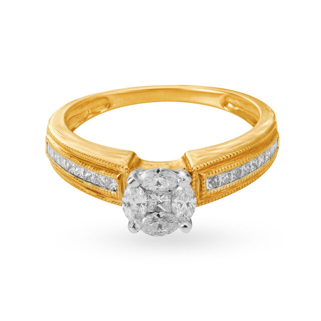 Iconic Marquise Gold and Diamond Finger Ring,,hi-res 2