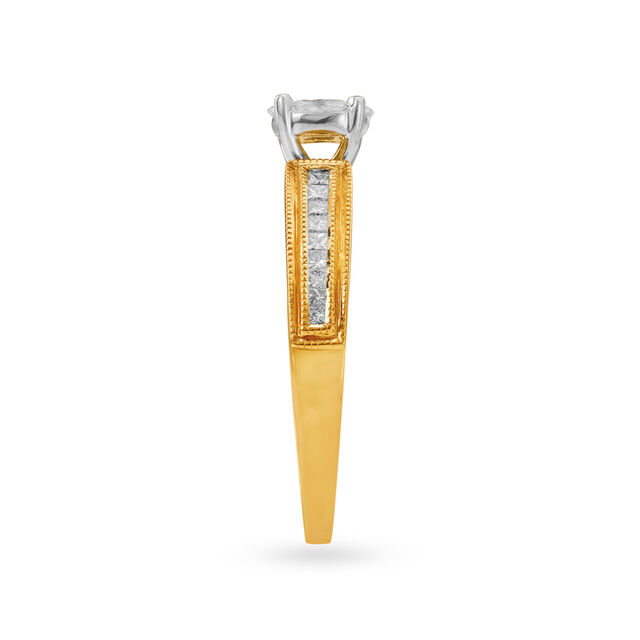 Iconic Marquise Gold and Diamond Finger Ring,,hi-res 3