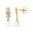Elegant Leaf Diamond Pendant and Earrings Set 4