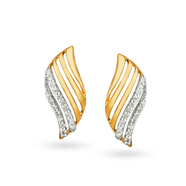 Striking Rose Gold and Diamond Pendant and Earrings Set 2