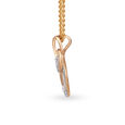 Concentric Oval Diamond Pendant And Earrings Set 3