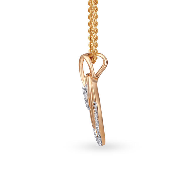 Concentric Oval Diamond Pendant And Earrings Set 3
