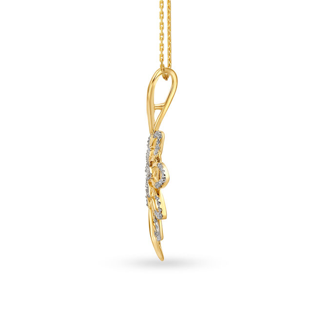 Exquisite Diamond Pendant and Earrings Set 3