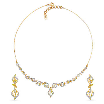 Enchanting Diamond Necklace Set