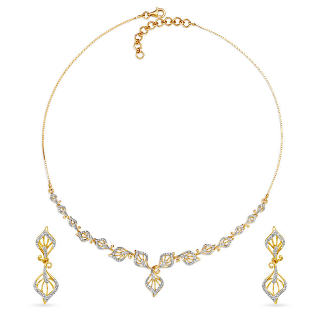 Enchanting Diamond Necklace Set,,hi-res 