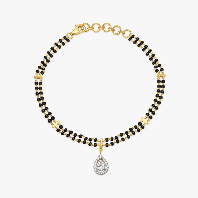 Stylish Tear Drop Diamond Bracelet,,hi-res 