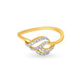 Twisted Diamond Finger Ring 2