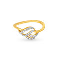 Twisted Diamond Finger Ring 2