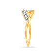 Dazzling 18 Karat Yellow Gold And Diamond Interlock Ring,,hi-res 3
