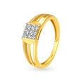 Timeless 18 Karat Yellow Gold And Diamond Finger Ring,,hi-res 