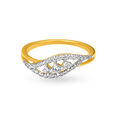 Tempting 18 Karat Yellow Gold And Diamond Finger Ring,,hi-res 2