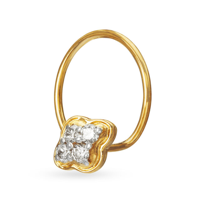 Petite Diamond Nose Pin 3