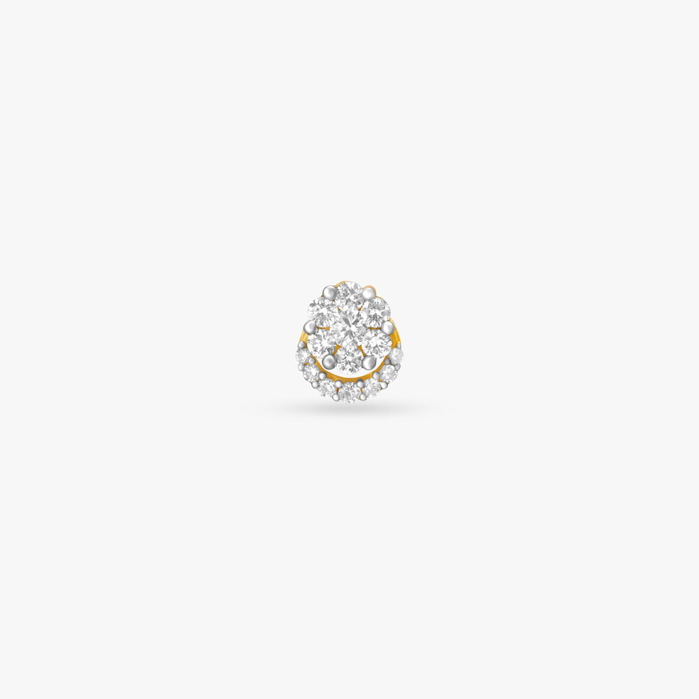 Buy Evergreen Gold and Diamond Nose Pin at Best Price Tanishq US