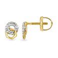 Entrancing Contemporary Diamond Stud Earrings 2