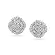 Contemporary Solitaire Look Diamond Stud Earrings,,hi-res 