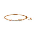Single Line Sleek Diamond Bangle 