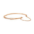 Single Line Sleek Diamond Bangle 2